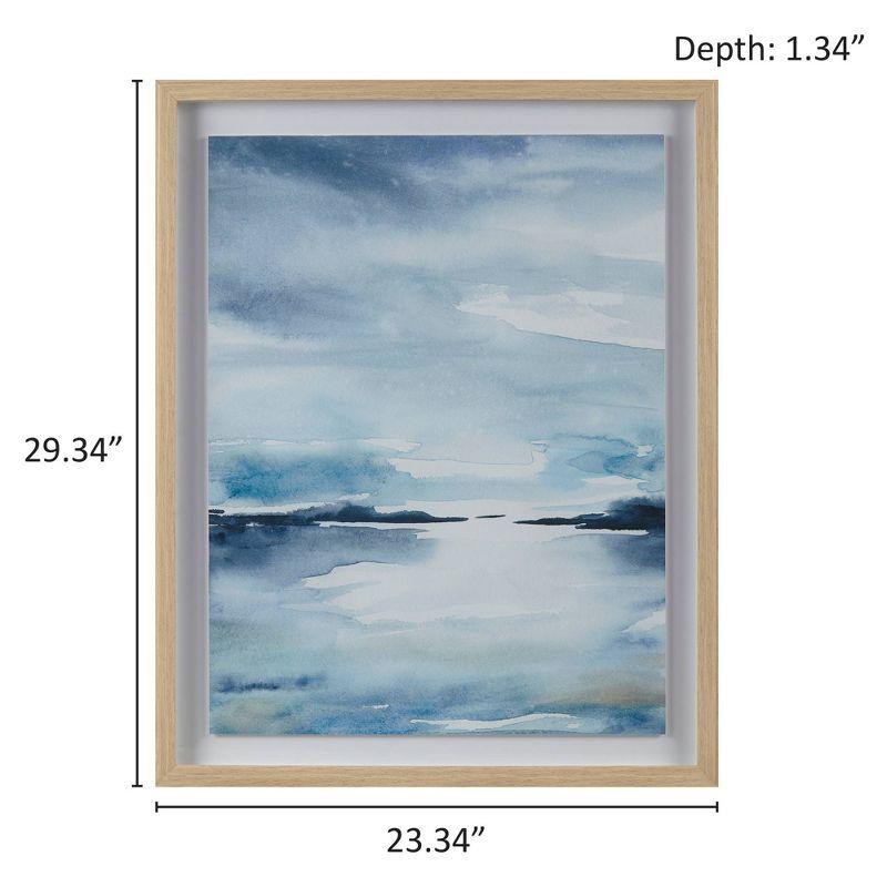 Dovecove Dovecove Blackwell Abstract Coastal Landscape Wall Ar
