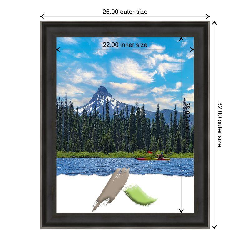 Amanti Art Allure Charcoal Wood Picture Frame