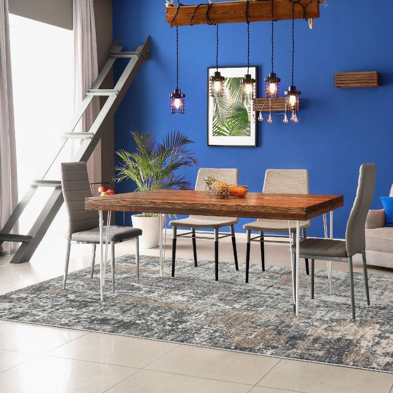 Luxe Weavers Modern Abstract Area Rug, Gray 2x3