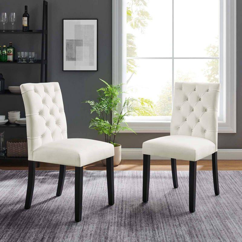 Modway Duchess Performance Velvet Dining Chairs - Set of 2