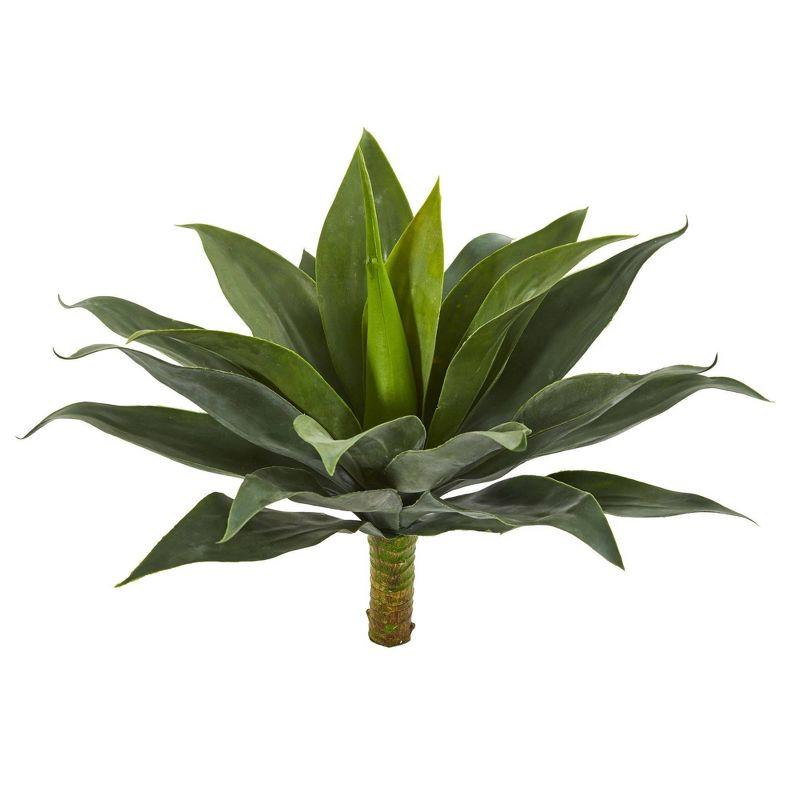 Nearly Natural 19-in Large Agave Artificial Plant (Set of 2)