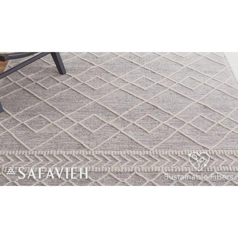 Natura NAT339 Hand Woven Runner Rug - Ivory/Black - 2'3"x9' - Safavieh.