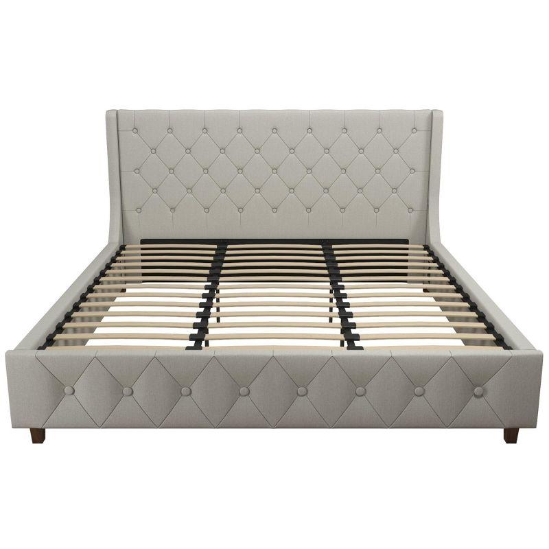 CosmoLiving by Cosmopolitan Mercer Tufted Upholstered Platform Bed