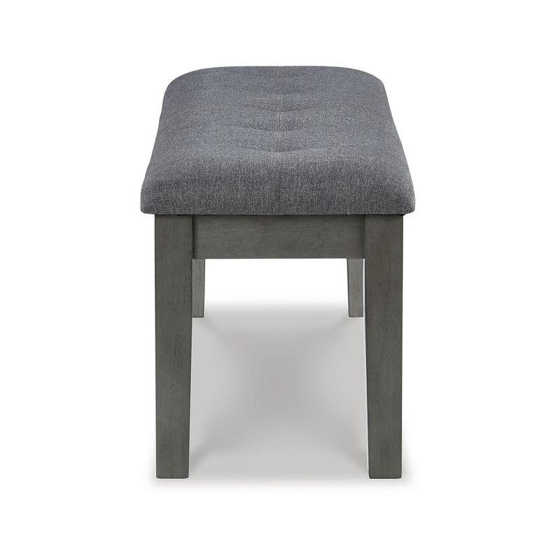 Signature Design by Ashley Contemporary Hallanden 50" Dining Bench Two-tone Gray