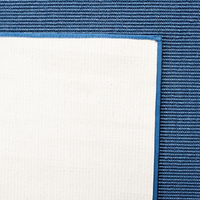 Martha Stewart Sisal/Jute Solid Color Rug in Blue