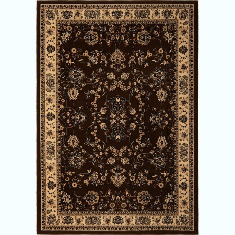 Unique Loom 7' 0 x 10' 0 Sialk Hill Washington Brown Area Rug