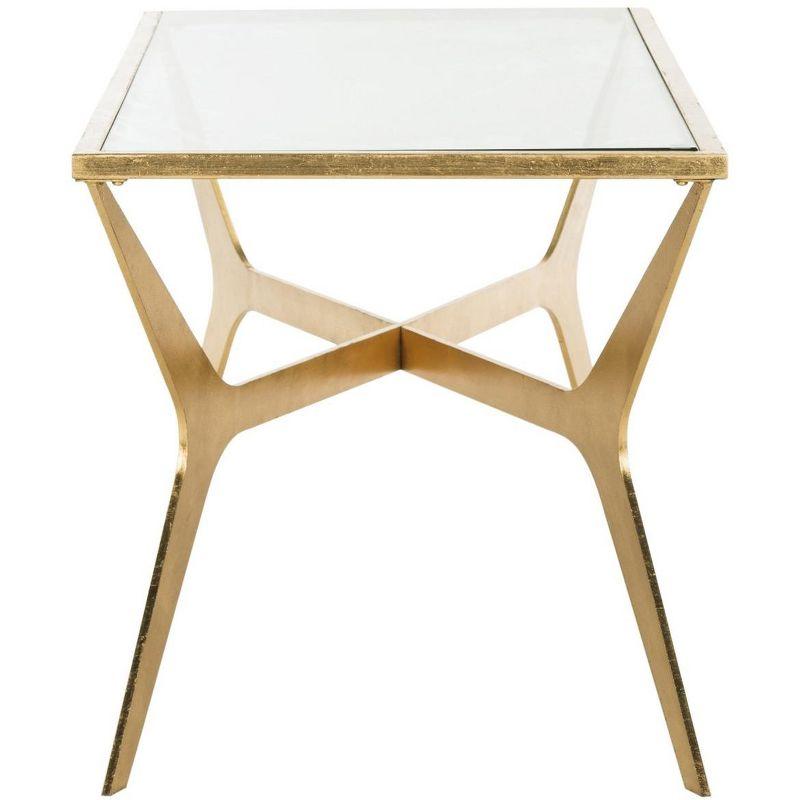 Edythe Coffee Table - Gold/Clear - Safavieh