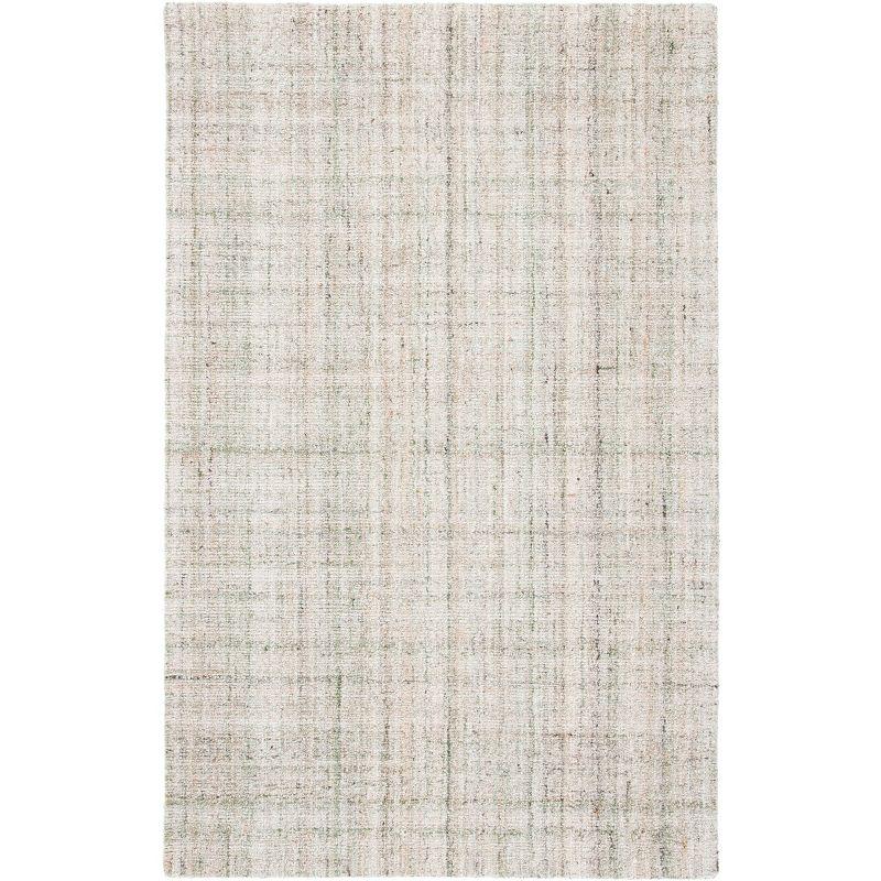 Abstract ABT143 Handmade Indoor Area Rug - Green/Sage - 6'x9' - Safavieh