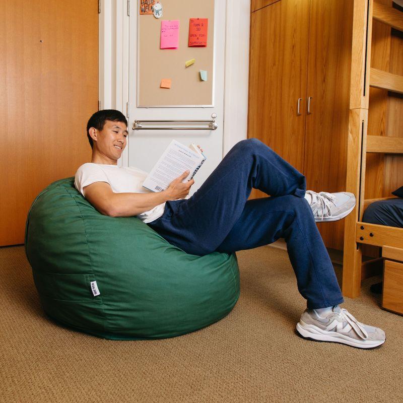 Big Joe Bean Bag Chair with Removeable Cover, Foam Filled, Multiple Sizes and Fabrics, All Ages