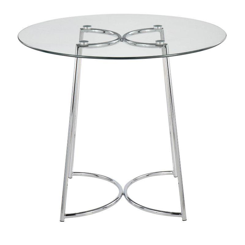 35" Cece Tempered Dining Table - LumiSource