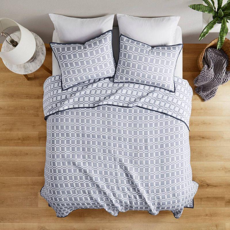 Harlow 3 Piece Reversible Matelasse Coverlet Set