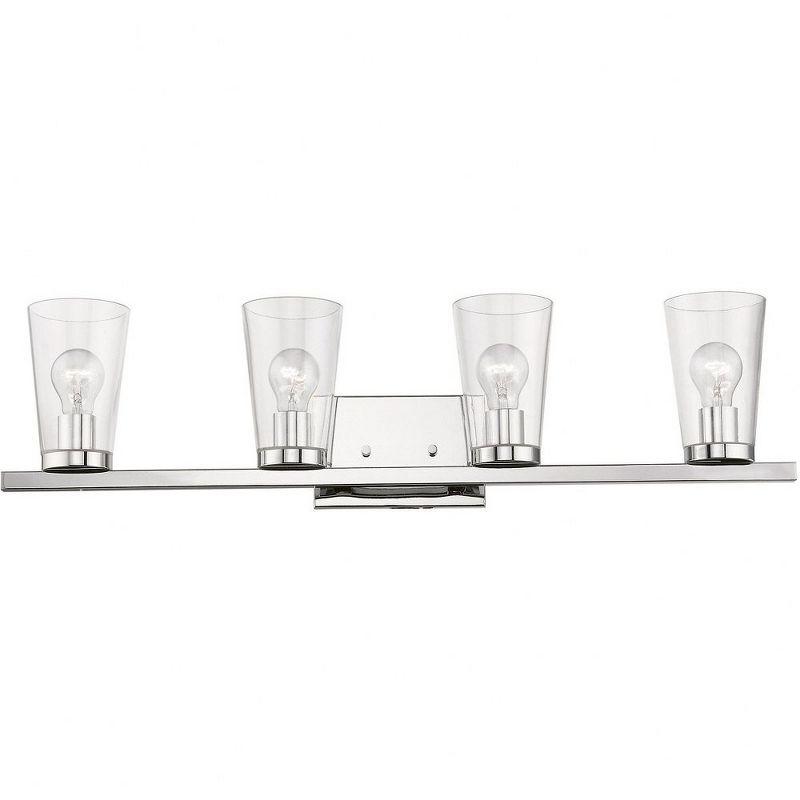 Livex Lighting Cityview 4 - Light Vanity in  Polished Chrome