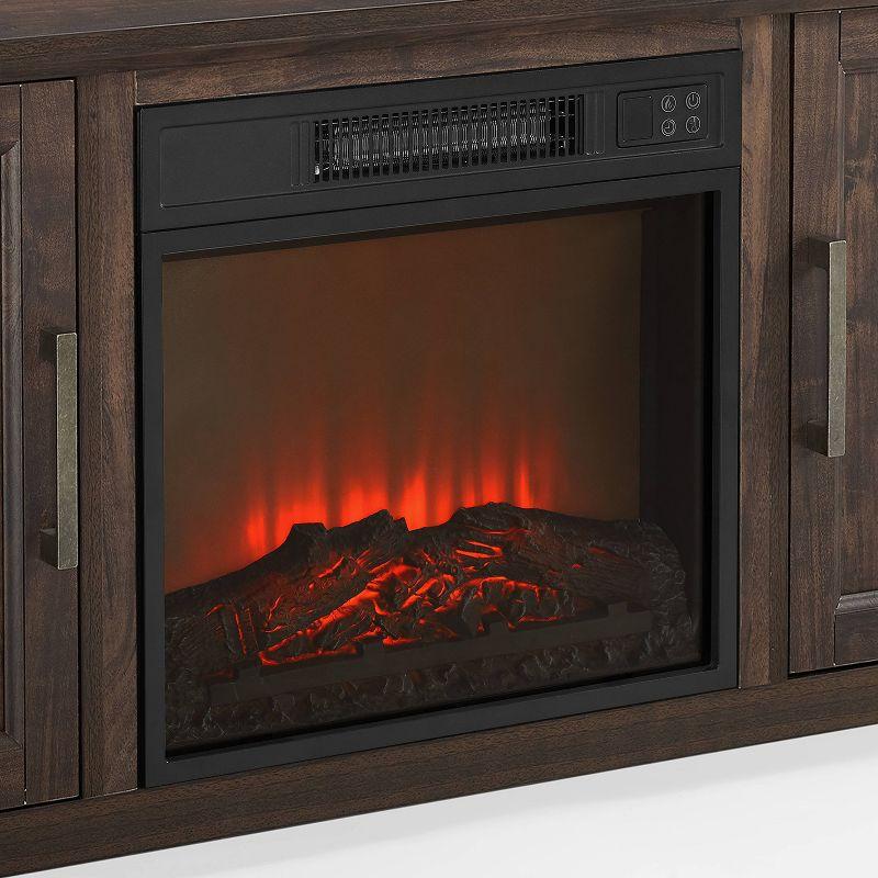 Camden Low Profile Fireplace TV Stand for TVs up to 50" - Crosley