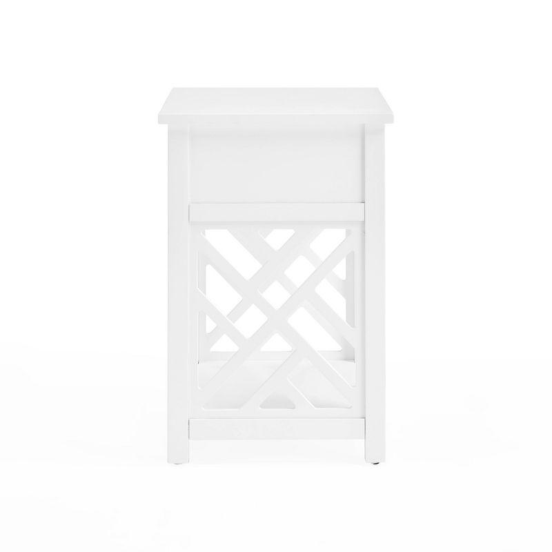 36" Middlebury Coffee Table, End Table and Console Table White - Alaterre Furniture: 3-Piece Wooden Furniture Set with Drawers