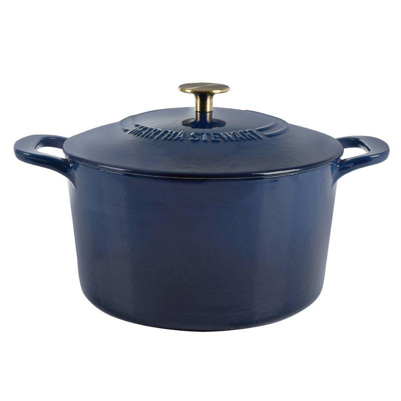 Martha Stewart Gatwick 7qt Enamel Cast Iron Dutch Oven