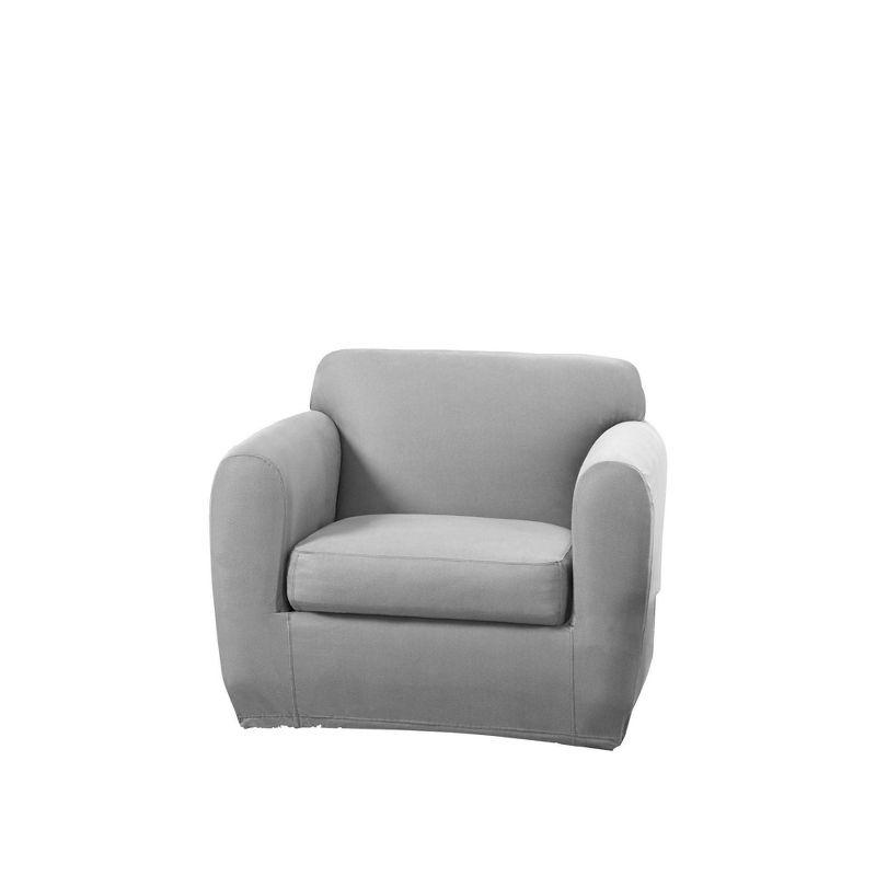 Sure Fit Box Cushion Armchair Slipcover