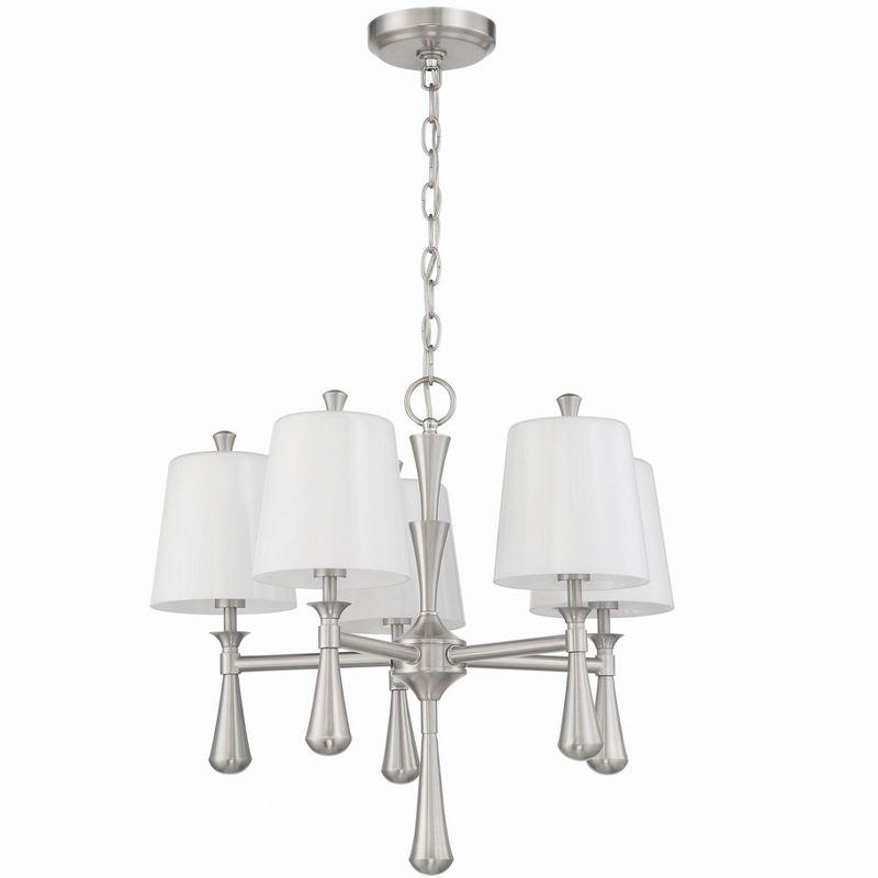 Craftmade Lighting Palmer 5 - Light Chandelier in  Brushed Polished Nickel