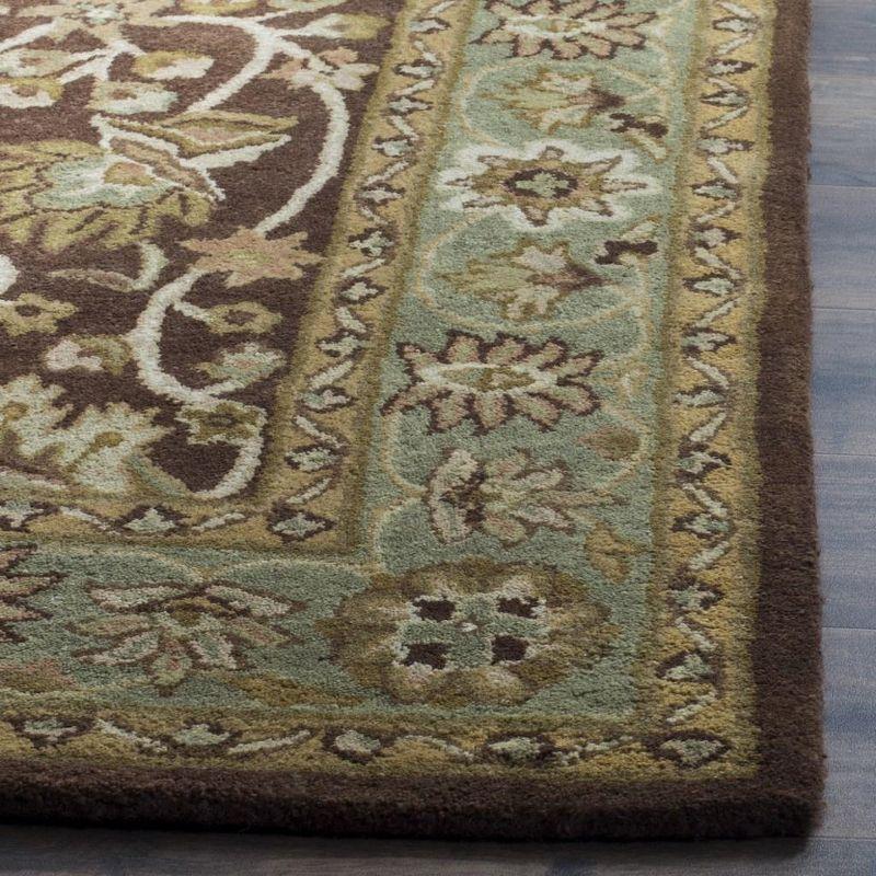 Antiquity AT249 Hand Tufted Accent Rug - Chocolate/Blue - 2'x3' - Safavieh.