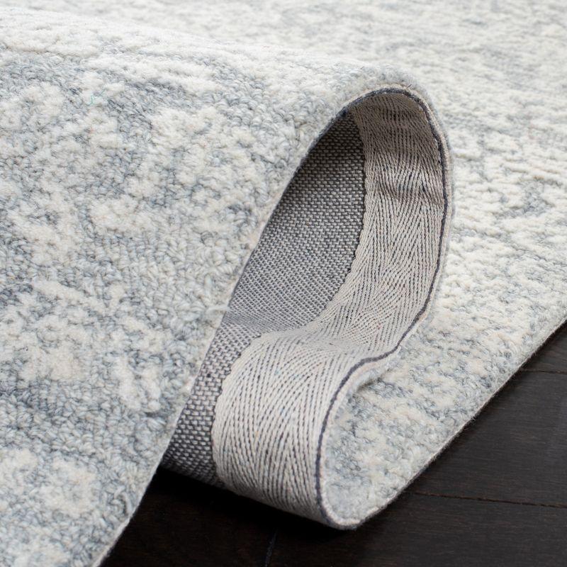 Metro MET805 Hand Tufted Area Rug - Light Grey - 4'x6' - Safavieh.