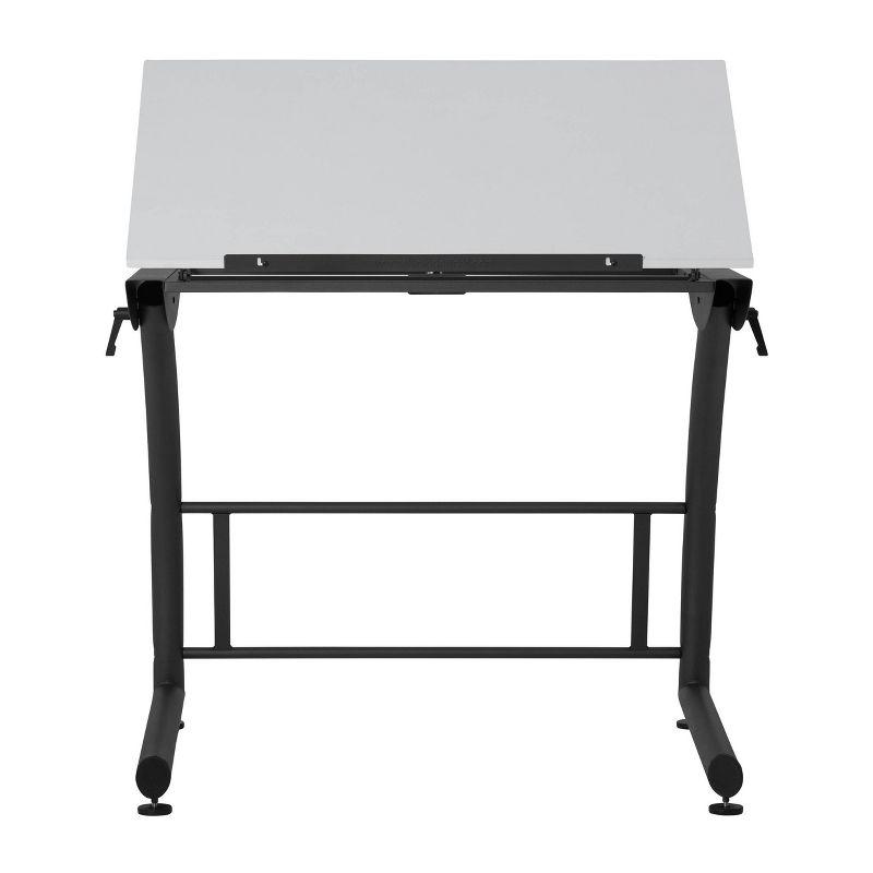 Coursey Adjustable Metal Base Drafting Table