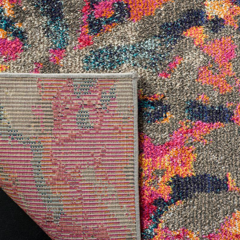 Monaco MNC258 Power Loomed Area Rug - Blue/Orange - 8'9"x11'9" - Safavieh.