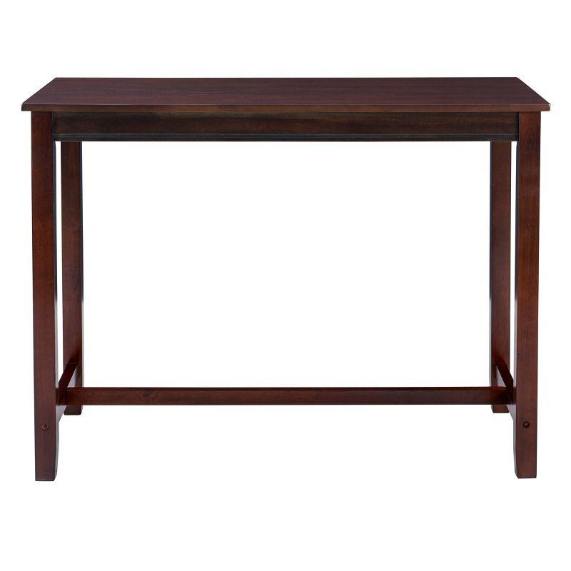 3pc Claridge Backless Stools Counter Height Dining Set Brown/Beige - Linon: Rubberwood, Padded Seat, Nesting Design