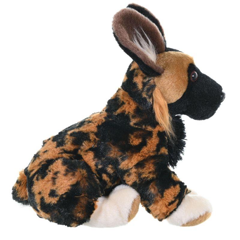 Wild Republic Cuddlekins Mini African Wild Dog Stuffed Animal, 8 Inches