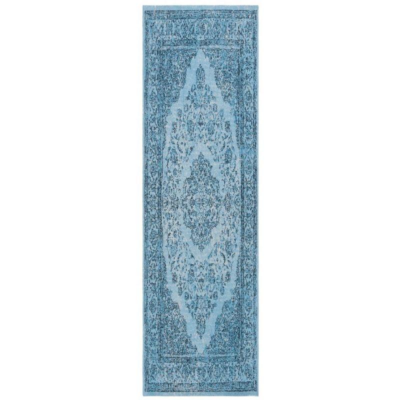 Classic Vintage CLV121 Loomed Indoor Runner Rug - Blue - 2'4"x8' - Safavieh