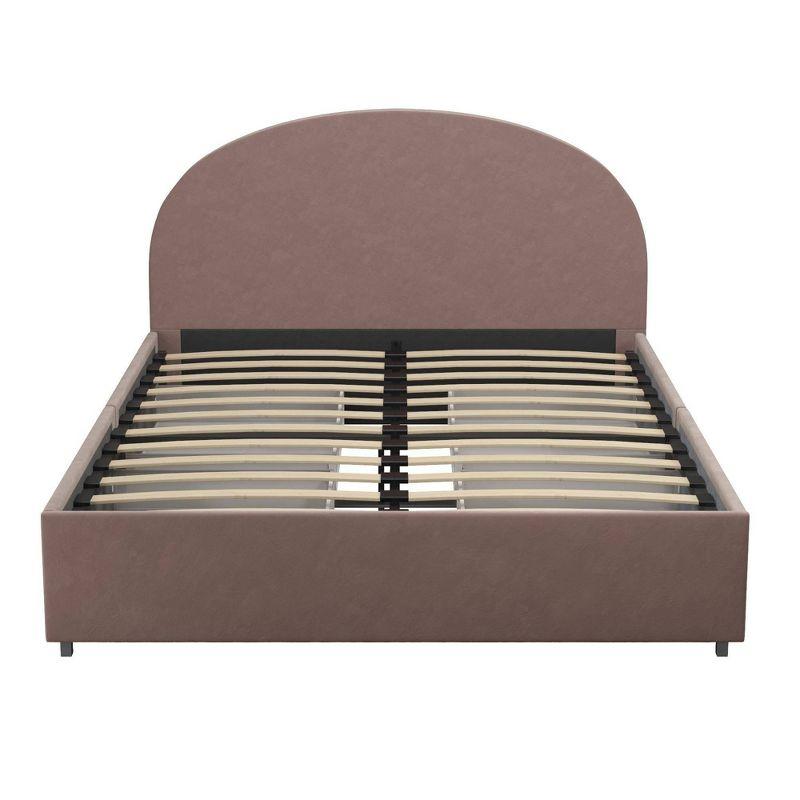 Moon Upholstered Platform Storage Bed