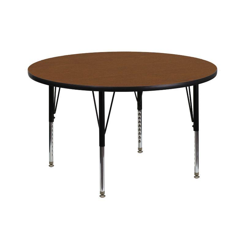 Laminate Adjustable Round Activity Table