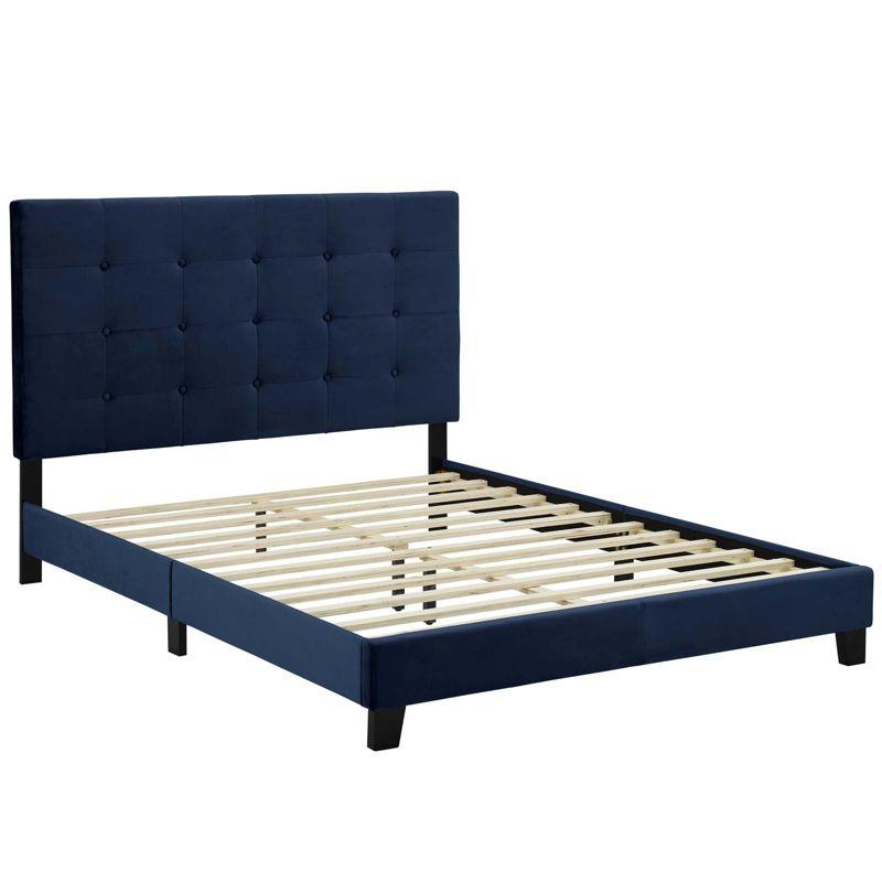 Modway Melanie Tufted Button Upholstered Performance Velvet Platform Bed
