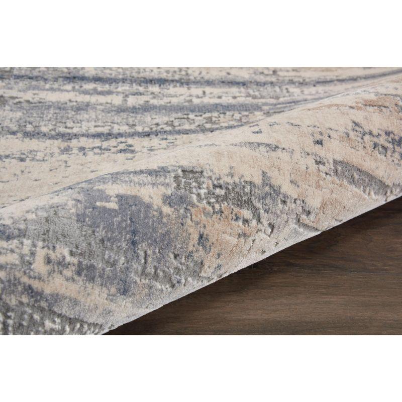 Nourison Rustic Textures Abstract Modern Indoor Area Rug Beige/Grey 3'11" x 5'11"