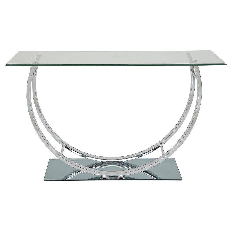 Alma Danville 48'' Glass Top Console Table
