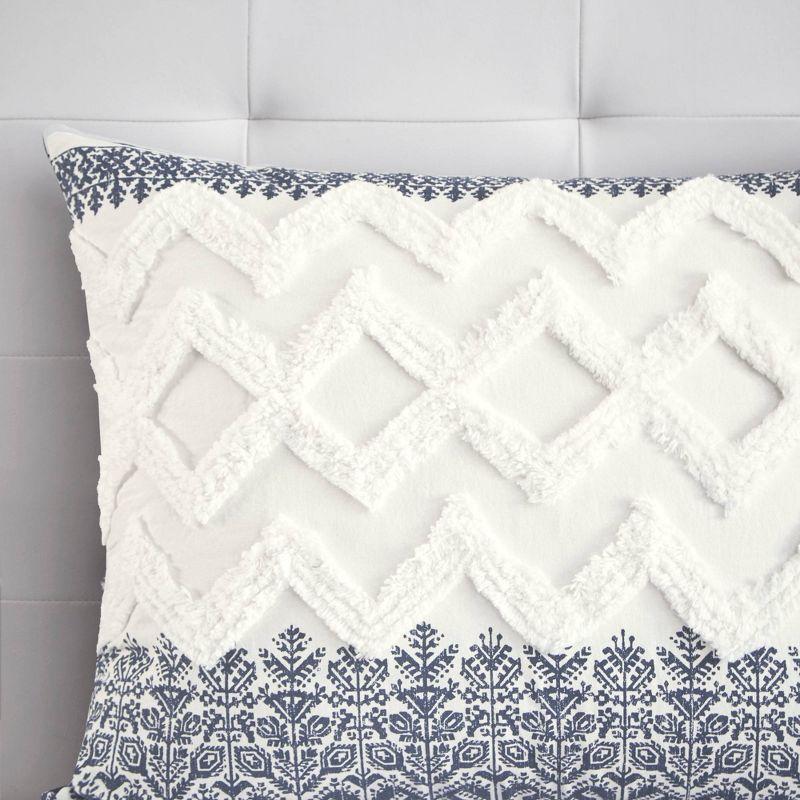 INK+IVY Mila 3 Piece Cotton Comforter Set with Chenille Tufting