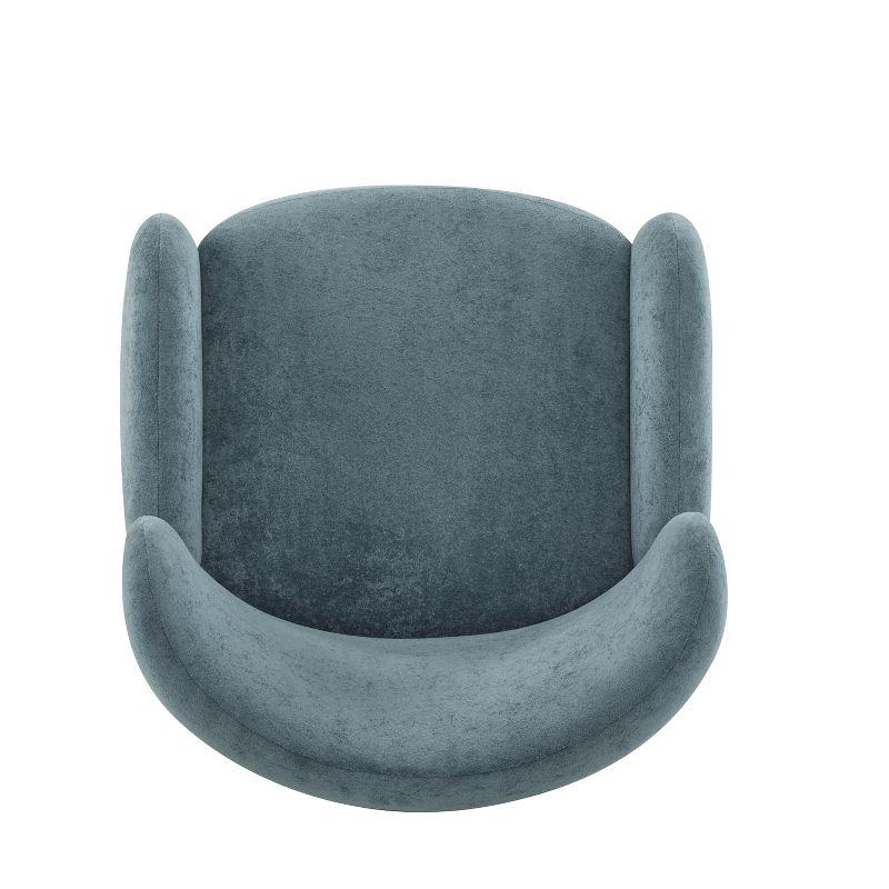 Christopher Knight Home Langston Velvet Upholstered Wingback Accent Chair