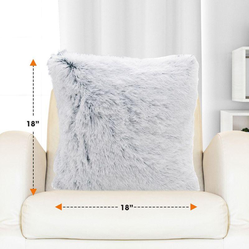 Faux Fur Throw Pillow