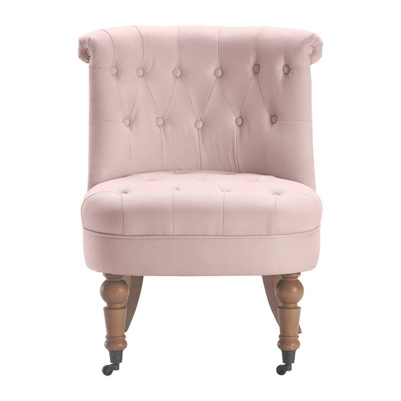 Elmhurst Tufted Accent Chair Blush Pink - Finch