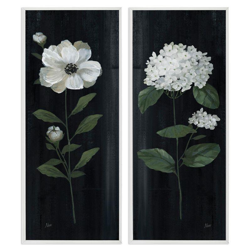 Stupell Industries Delicate White Flower Sprigs, 13" x 30"