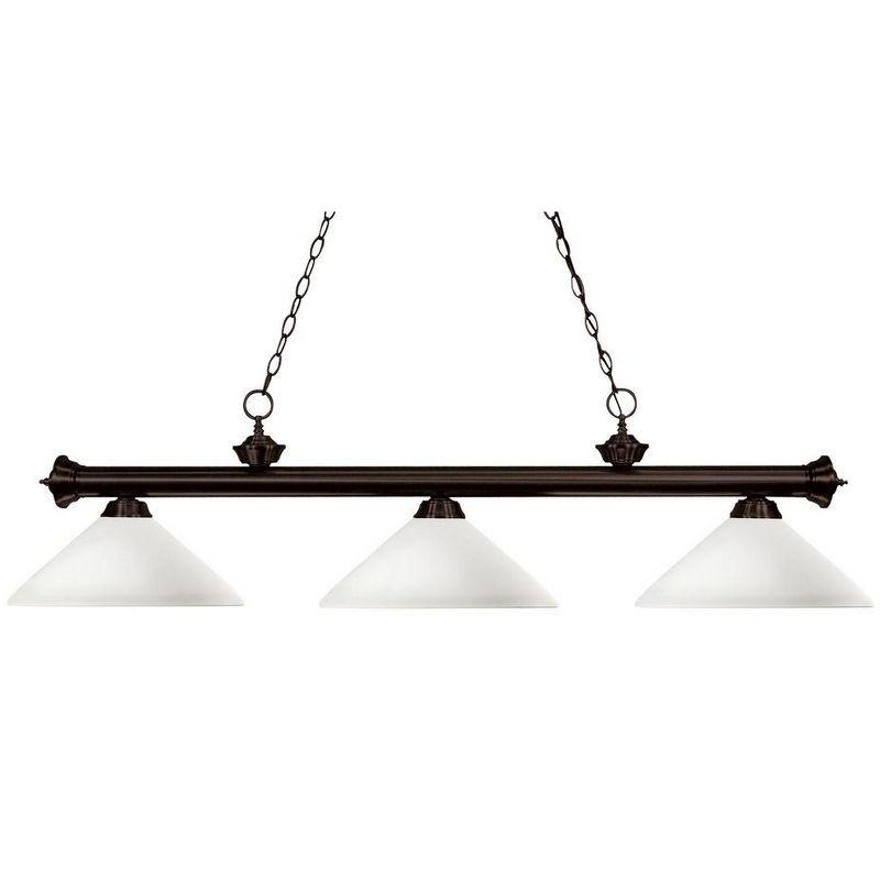 Z-Lite Riviera 3 - Light Island Pendant Light in  Bronze