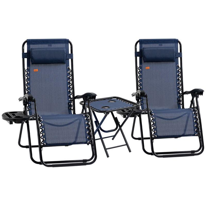Outsunny Folding Zero Gravity Chair