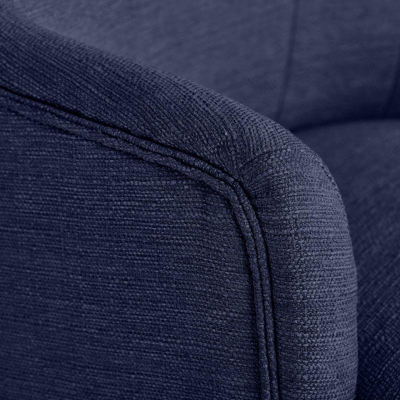 Style Leighton Home Office Chair Sanctuary Blue - Serta: Swivel, Adjustable, Wood Frame, Fixed Arms