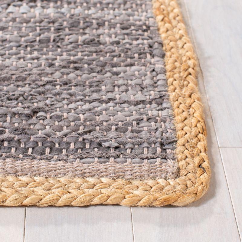 Cape Cod CAP901 Woven Indoor Area Rug - Light Grey/Natural - 4'x6' - Safavieh