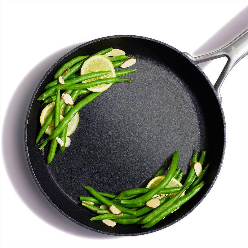 10" Black Aluminum Ceramic Non-Stick Fry Pan