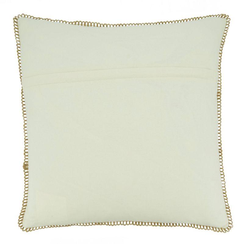 Saro Harbor Collection Cotton Throw Pillow