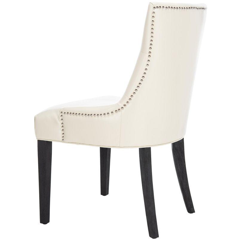 Abby 19''H Tufted Side Chairs (Set of 2)- Flat Cream - Safavieh