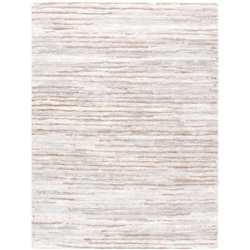 Lagoon LGN518 Power Loomed Area Rug - Grey/Beige - 5'5"x7'7" - Safavieh