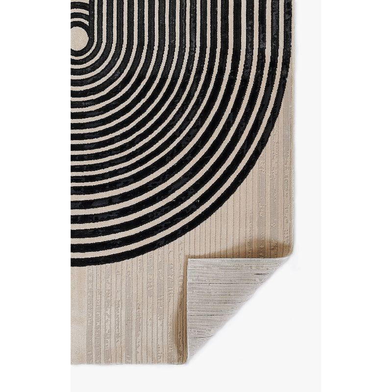 Wade Logan® Chanella Geometric Black/Beige Area Rug