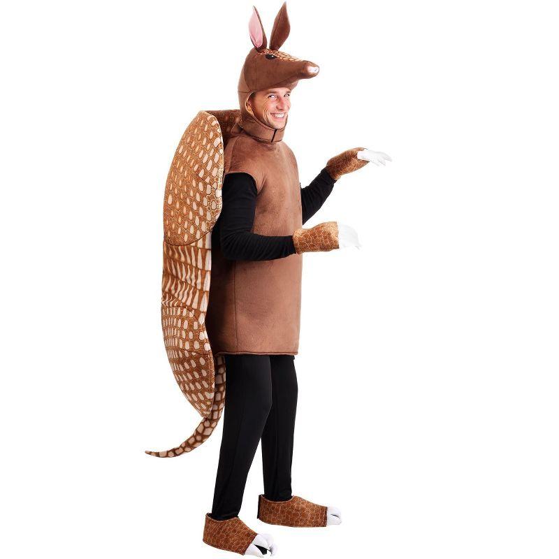 HalloweenCostumes.com Small Adult Armadillo Costume, Black/Brown/Brown