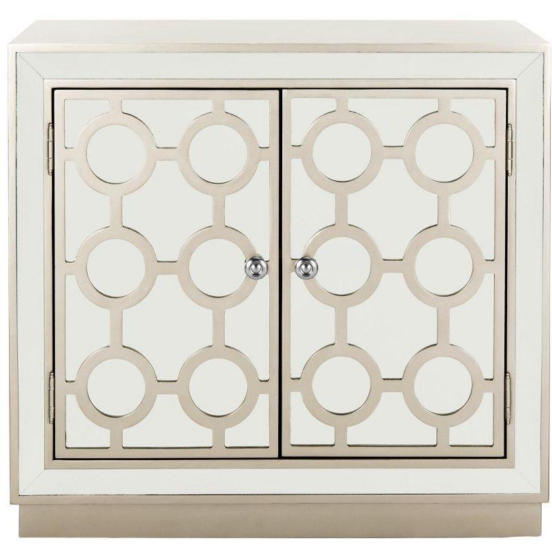 Kaia 2 Door Chest - CHS6404 - Champagne/Mirror - Safavieh