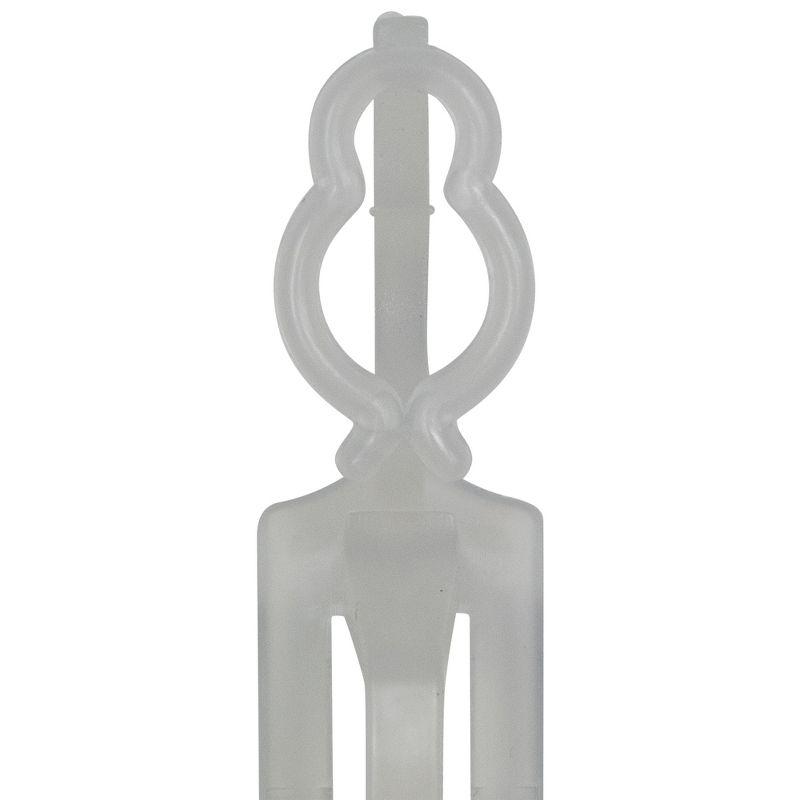 26ct Clear Omni All-In-One Universal Gutter and Shingle Christmas Light Clips